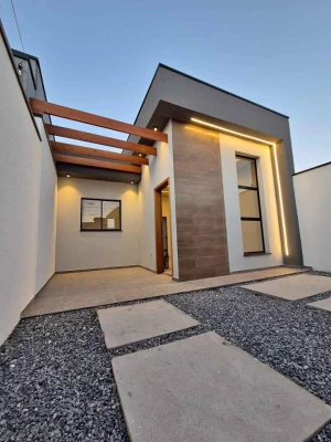 Foto 1: Belíssima casa 2 dormitórios com suíte Conceito moderno 